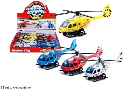 Produktbild von Fahrender Metall-Hubschrauber Mix (Spielzeug, Fahrzeuge)