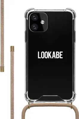 Obrázek produktu pro LOOKABE Pouzdro s náhrdelníkem pro iPhone 11Pouzdro na mobilní telefon s řetízkem nude - nové