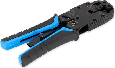 Produktbild von 3-in-1 Crimpzange CT-208 für RJ45, RJ12, RJ11, RJ10 Modularstecker