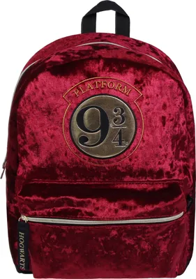 Produktbild von Dunkelroter Rucksack aus Velours Harry Potter