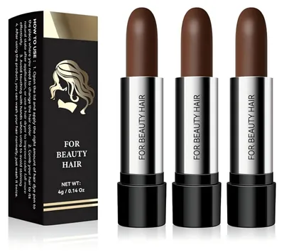 Produktbild von Set aus 3 Einweg-Haarfärbestiften für schnelle Farbe
