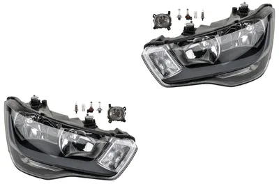 Zdjęcie produktu dla Johns, zestaw reflektorów halogenowych pasujący do Audi A1 8X H7 H1 10-14 LWR +fog+light 8T0941699 8T0941699E 8T0941700 8T0941700E 8X0941003 8X0941004