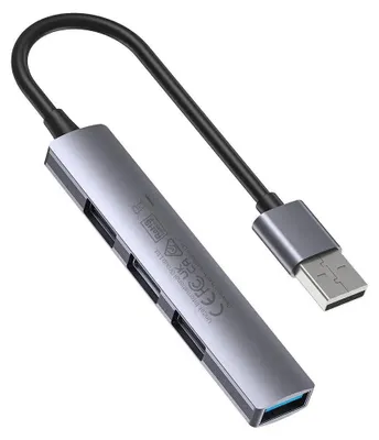 Image de Hub Unitek H1208A USB-A / 3 ports USB-A 2.0 / 1 port USB-A 3.0