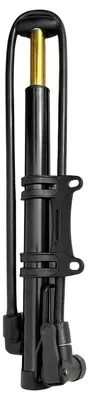 Produktbild von Avizar, Tragbare Fahrradpumpe 90 PSI 30cm mit Autoventil, Schwarz / Gold