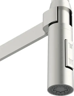Produktbild von KEO Küchenarmatur flexibel mit Brause CAI CoolStart Schnellmontage von Unten Quickfix" edelstahl satiniert"