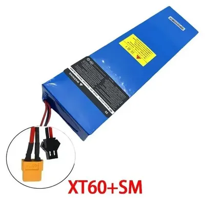 Immagine prodotto di Batteria agli ioni di litio 48V 60Ah - Pacco batterie per scooter elettrici 13S4P - BMS integrato - Compatibile con Kugoo M4/M4 Pro/MaxSpeed - Connettore XT60-SM