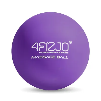 Produktbild von 4FIZJO Massageball, punktuelle Massage, Gummi, Faszien- und Rehabilitationsball, rosa