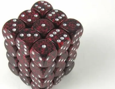 Obrázok produktu pre Súprava kociek Chessex W6x36 Speckled Silver Volcano