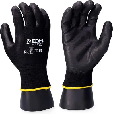 Obrázek produktu pro Edm Pracovní rukavice proti proříznutí Černá 10 Černá 10
