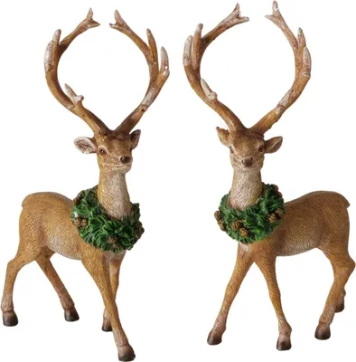 Produktbild von Boltze Gruppe Elliot Figur Hirsch sortiert braun 15cm (1 Stück)