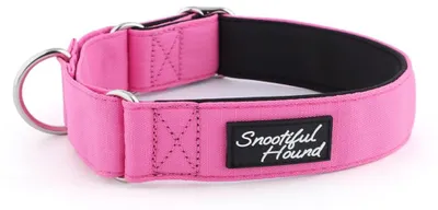 Martingale-Halsband, gepolstert, rosa, 40-50 cm, für Windhunde