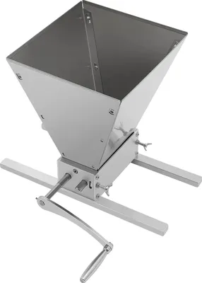 Produktbild von Getreidemühle, einstellbarer Walzenabstand, langlebiger Edelstahl, Silber