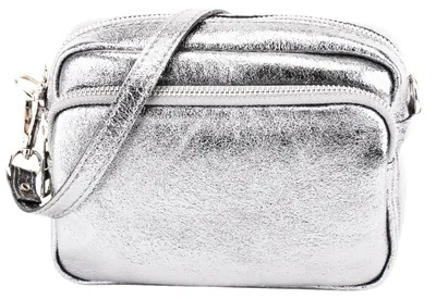 Image de Sac bandoulière en cuir véritable - Bandoulière réglable - 18x13 cm