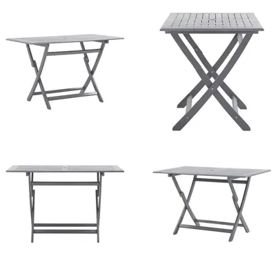 Obrázok produktu pre vidaXL Skladací záhradný stôl 120 x 70 x 75 cm z masívneho dreva akácie - Jedálenský stôl - Jedálenské stoly - Záhradný stôl - Záhradné stoly