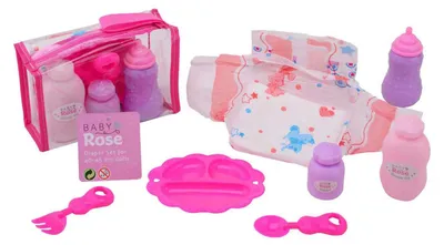 Produktbild von Baby Rose Fütter- und Wickelset