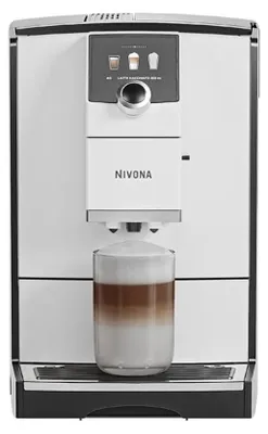 Produktbild von Nivona NICR 7’96, Espressomaschine, 2,2 l, Kaffeebohnen, Eingebautes Mahlwerk, 1455 W, Schwarz, Weiß