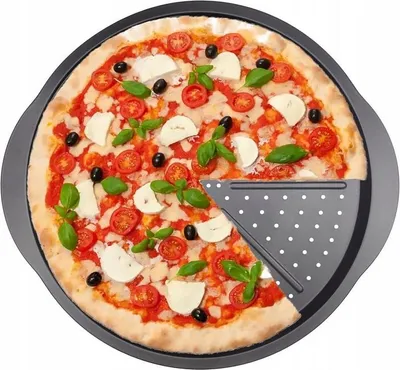 Produktbild von Backblech Für Pizzabrechnung 38Cm Antihaftblech