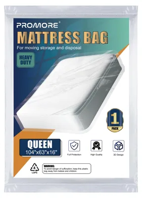 Productafbeelding van Matrasbeschermer - Stofbestendige beschermhoes voor verhuizing en opslag - 160 x 200 cm