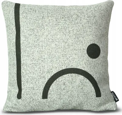 Produktbild von Geronimo | Dekokissen Jumble Swing - Grau - 45x45cm - Abstraktes Muster - Weiches Kissen