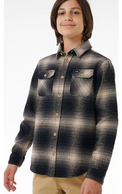 Produktbild von RipCurl Kinder Count Flannel Shirt -boy Beige