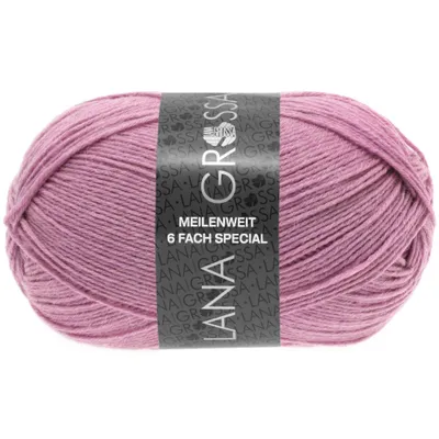 Produktbild von Lana Grossa - Meilenweit 6-fach 150g Unito 9223 altrosa