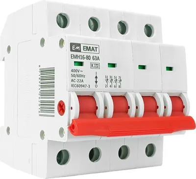 Image de EMAT Interrupteur principal 4 pôles 63A (85005003)