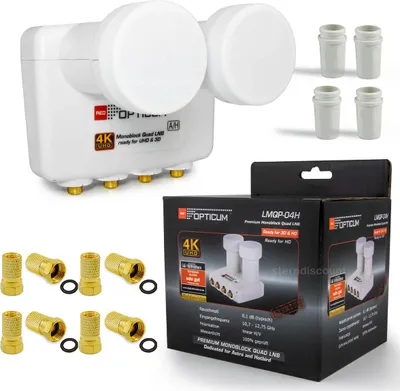 Immagine prodotto di RED OPTICUM LNB monoblocco quadruplo LMQP-04H