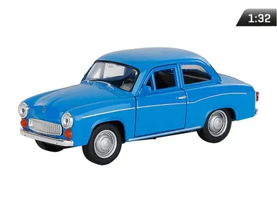 Zdjęcie produktu dla Model 1:34, PRL Syrena 105, niebieski (A884S105N)