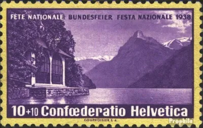 Produktbild von Briefmarken Schweiz 1938 Mi 326y (kompl.Ausgabe) gestempelt Auslandsschweizer