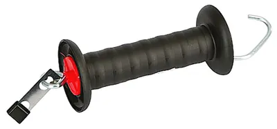 Image de AKO Torgriff mit Litzclip® anthrazit, Haken & Feder, UV-Kunststoff, Weidezaun