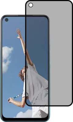 Immagine prodotto di Smartphonica Privacy full cover per OPPO A52 protezione dello schermo in vetro temperato con angoli arrotondati