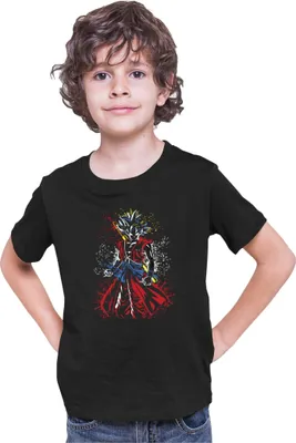 Immagine prodotto di Maglietta per bambini Dragon Anime Manga Ball Z Goku 12, 5-6 Jahr - 116 , Noir
