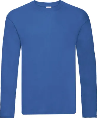 Produktbild von Fruit Of The Loom Herren Original T-Shirt, langärmlig PC3035 (S) (Königsblau)