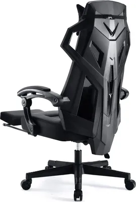 Obrázok produktu pre GTPLAYER ergonomická kancelárska stolička, písacia stolička, herná stolička, otočná stolička, nastaviteľná bedrová opierka, opierka hlavy, operadlo pre manažérov so spojovacími opierkami na ruky, stlmené kolieska, čierna