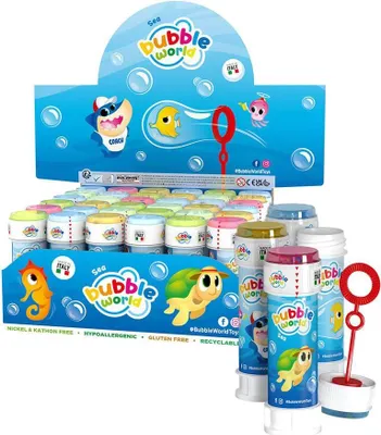 Image de Souffleur de bulles monde de l'eau 60 ml