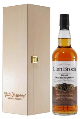 Produktbild von Glen Broch Speyside Single Malt Scotch Whisky mit Geschenk-HK