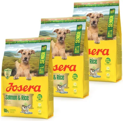 Produktbild von Josera A/S Senior Salmon & Rice 3 x 3 kg