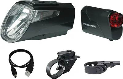 Produktbild von Trelock LS 460 I-Go Power 40/LS 720 Set Black 40 lm Fahradlichterset