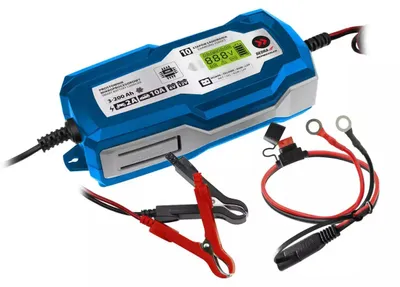 Zdjęcie produktu dla Prostownik Mikroprocesorowy, Ładowanie Akumulatora Dedra Depm022Lfp 10A, Lcd, 6/12V 3-200Ah Lfp
