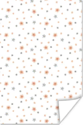 Produktbild von MuchoWow® Poster Blumen - Pastell - Collage 60x90 cm - Wanddekoration