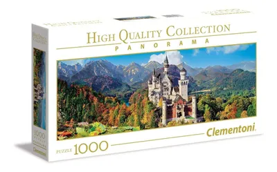 Immagine prodotto di Puzzle Clementoni Collezione Alta Qualità Neuschwanstein 1000 pezzi Panorama