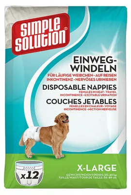 Immagine prodotto di Pannolino monouso per cani Simple Solution