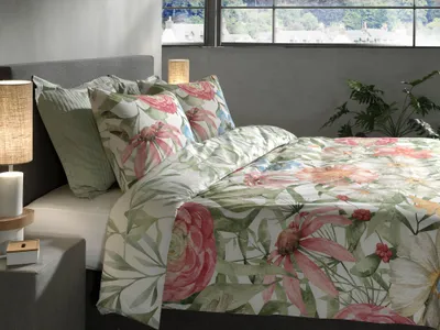 Productafbeelding van Heckettlane Dekbedovertrek Svea Multi 260x200-220 cm Percalkatoen
