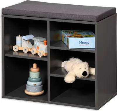 Produktbild von KESPER Schuhregal mit Kissen 515 X 48 X 295 cm Grau 15913
