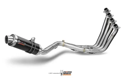 Image de Silencieux Mivv SPORT GP système complet 4x2x1 Steel Black pour HONDA CB 650 F BJ 2014 > 2018