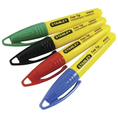 Zdjęcie produktu dla Stanley Markery mini 4 kolory Fine Tip; 2-47-329