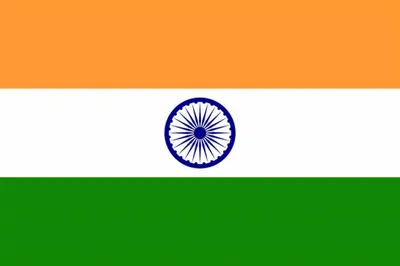 Produktbild von Flagge Indien 250 x 150cm, Stoffgewicht ca. 100 g/m² -Fahne- Hissfahne- Hissflagge - Sturmflagge -zum hissen - keine billige Chinaqualität!