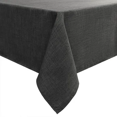 Produktbild von Tischdecke Leinenoptik Rechteckig 140 x 240 cm Dunkelgrau