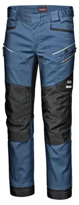 Productafbeelding van Sir Safety heren werkbroek, stretch canvas, met 4-weg stretch en zakken voor kniebeschermers, kleur: petroleumblauw