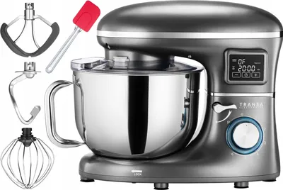 Produktbild von Planeten Küchenmaschine mit beheizter Schüssel Küche Silber 6L LARGE POWER 3000W